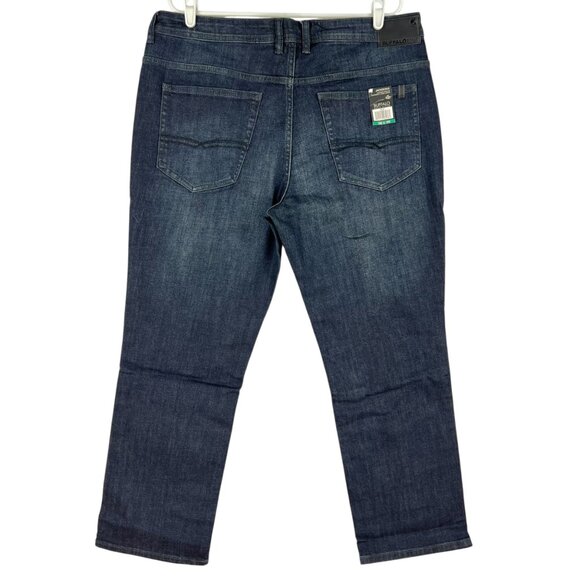 Buffalo David Bitton Men's Jackson-X Straight Stretch Blue Denim Jeans 38x30 NWT - Picture 2 of 12
